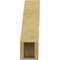 Ekena Millwork 5-inch W x 14-inch D x 18-inch H Ridgewood Rough Cedar Woodgrain TimberThane Knee Brace, Primed BRCUR05X14X18RIDRCPR - alternate 4